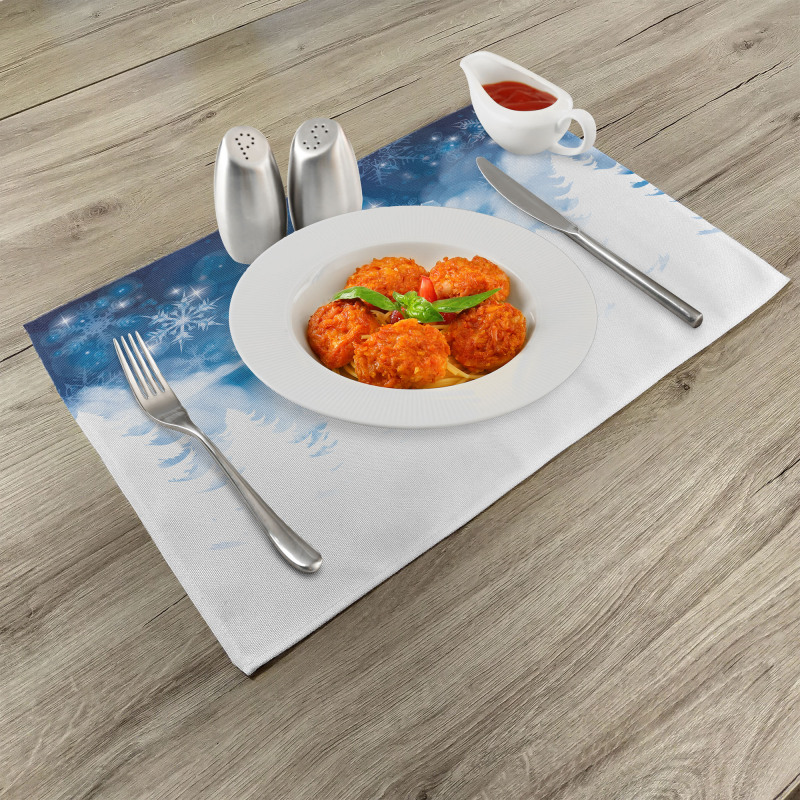 Snowflakes and Stars Place Mats