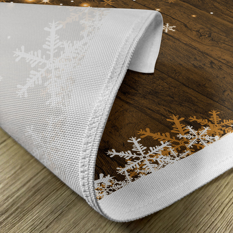 Wood and Snowflakes Place Mats
