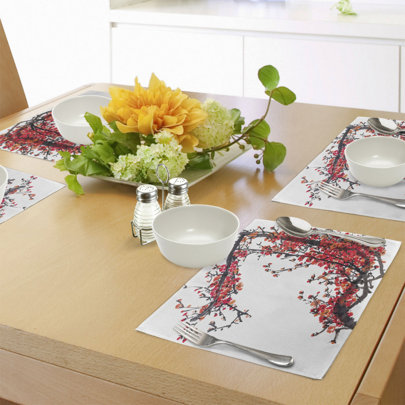 Blossom Cherry Sakura Place Mats