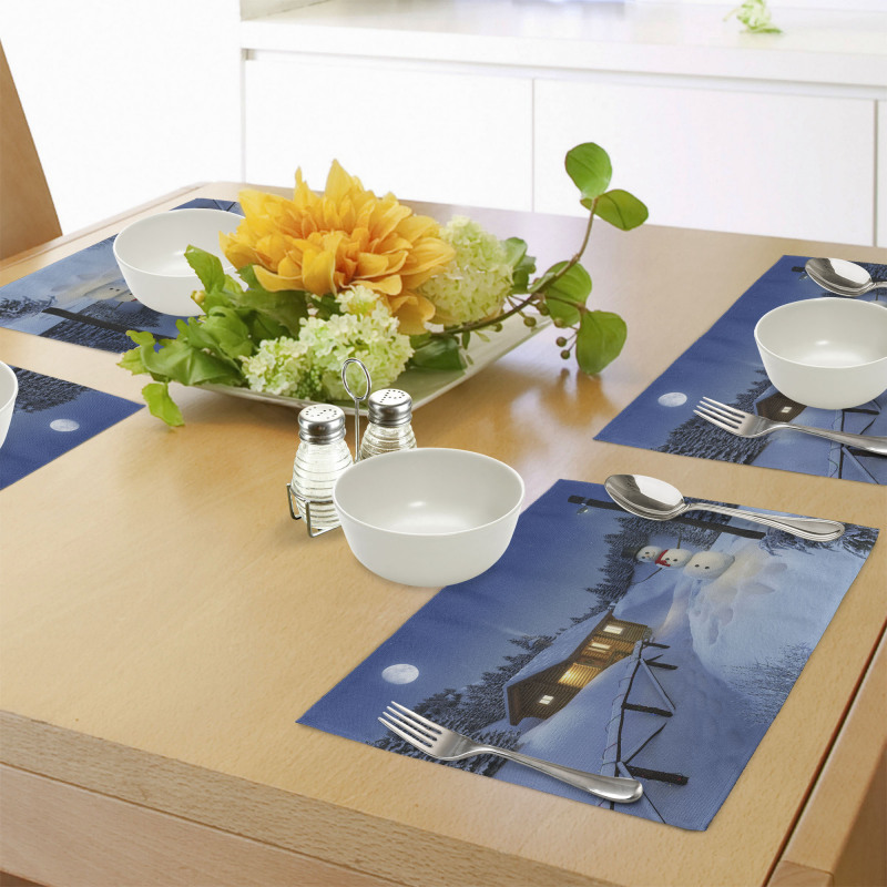 Rustic Wood Cottage Place Mats