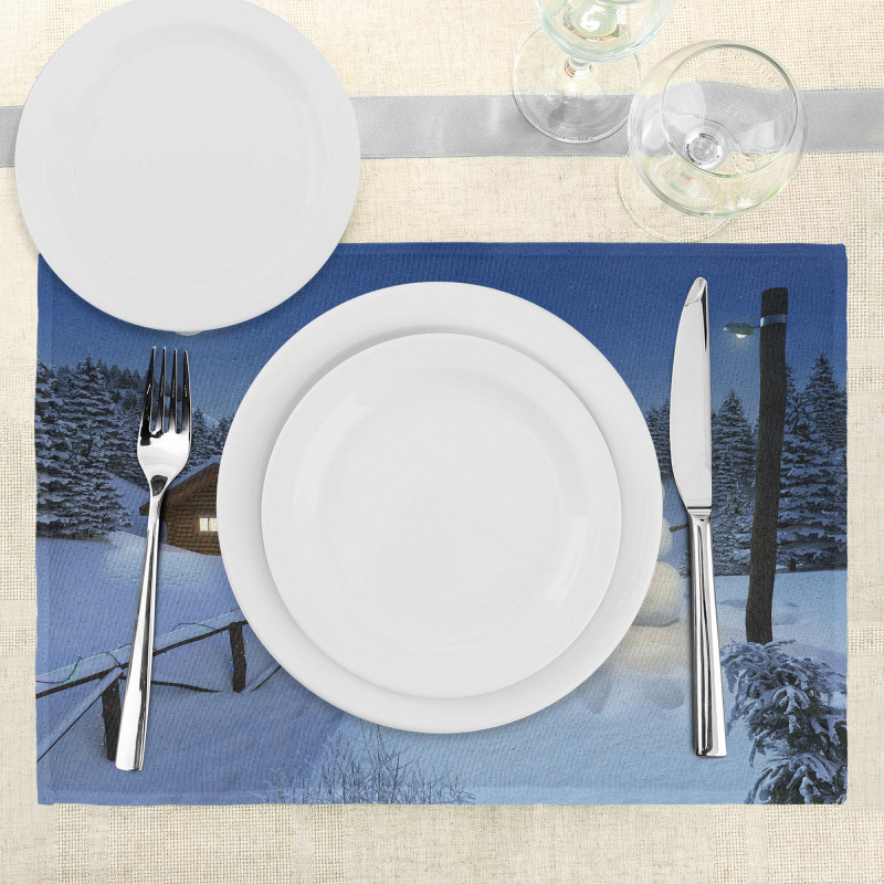 Rustic Wood Cottage Place Mats