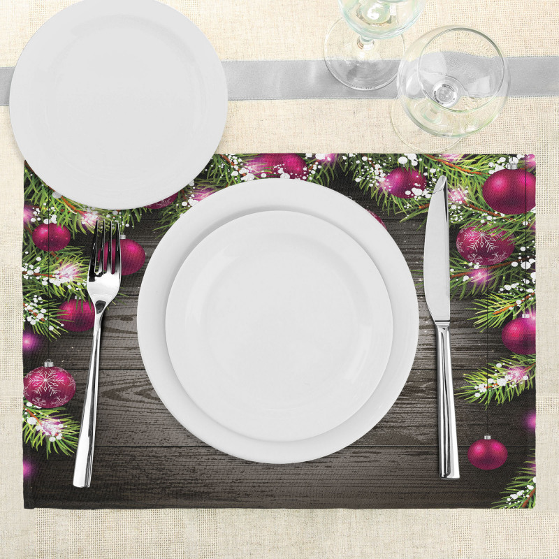 Rustic Balls Branch Place Mats