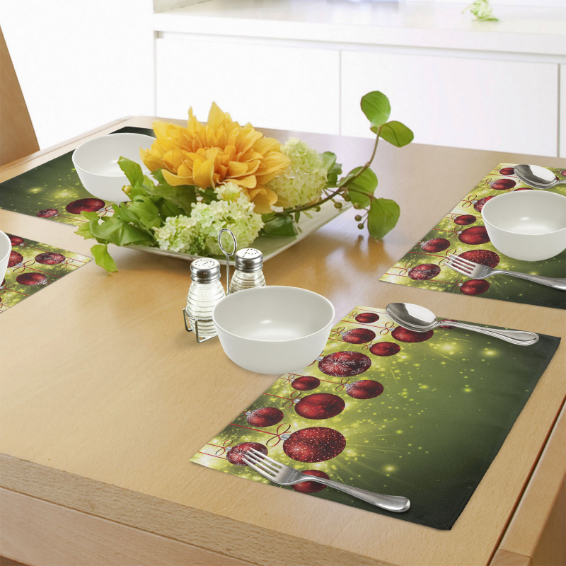 New Year Design Party Place Mats