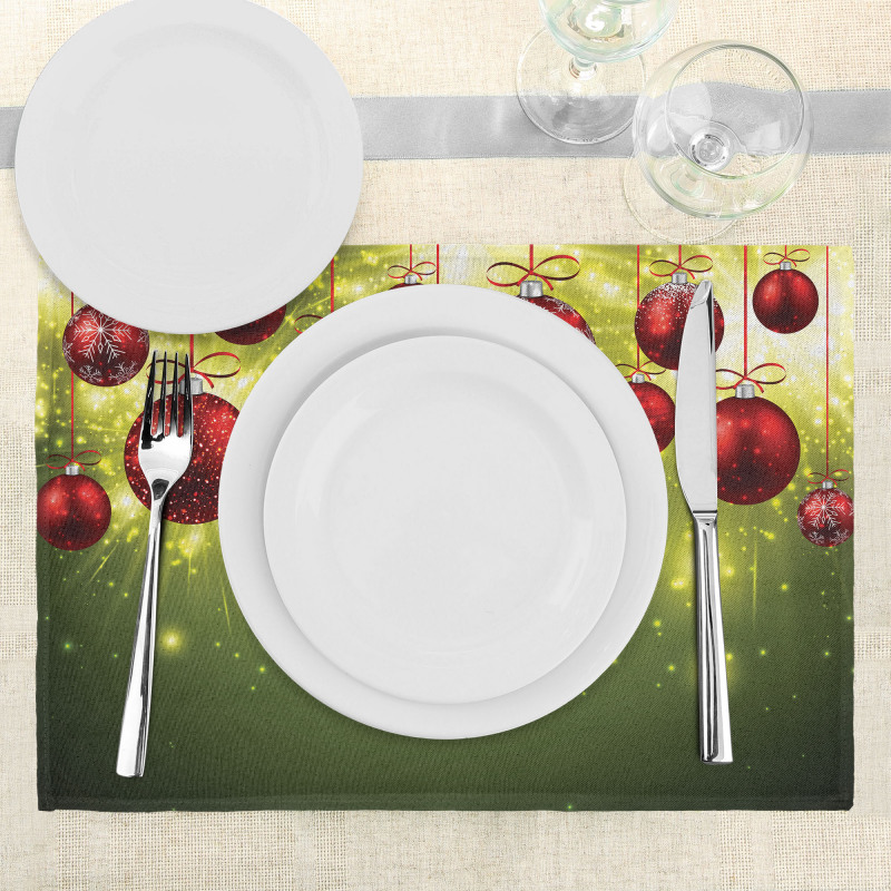 New Year Design Party Place Mats