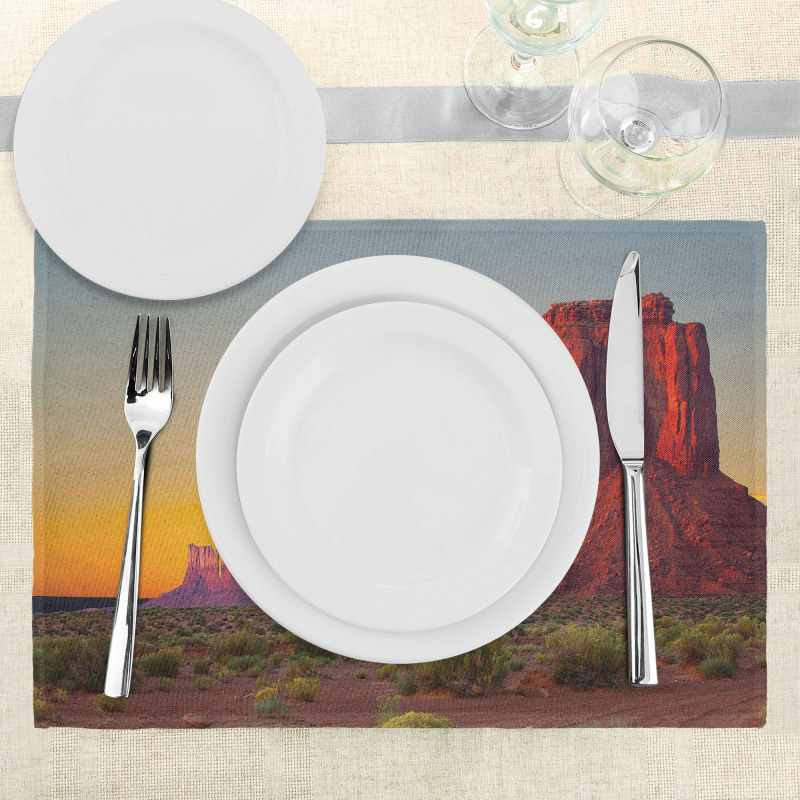 Sunset at Valley Nature Place Mats