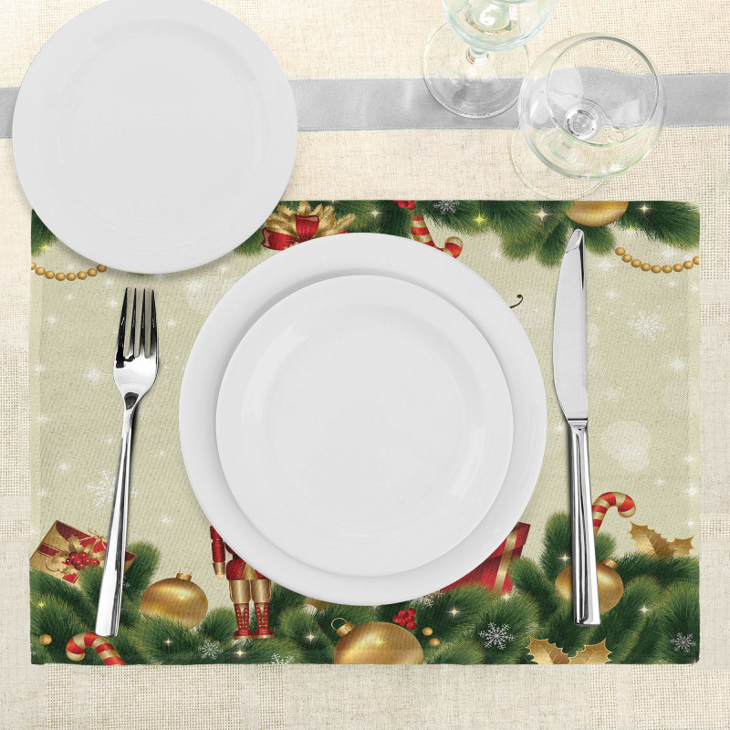 Noel Ribbons Place Mats