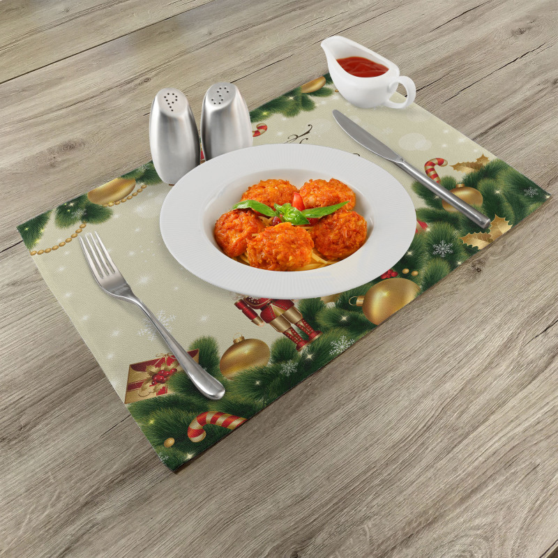 Noel Ribbons Place Mats