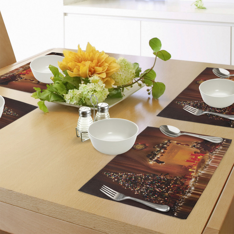 Romantic New Year Place Mats