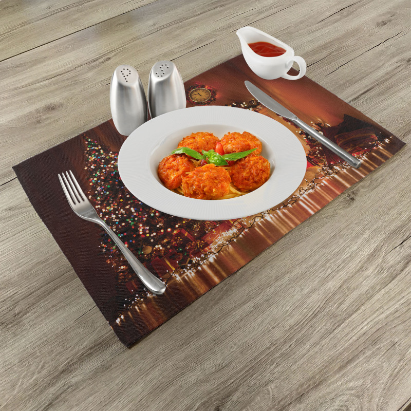 Romantic New Year Place Mats