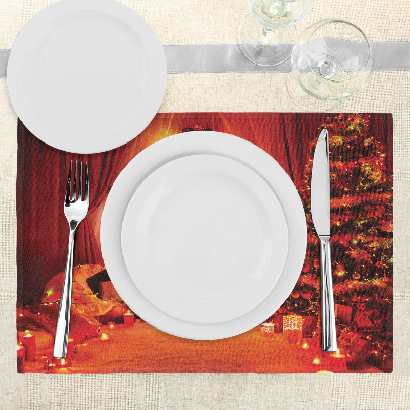 Noel New Years Theme Place Mats