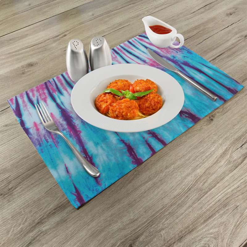 Retro 60's Style Hippie Place Mats