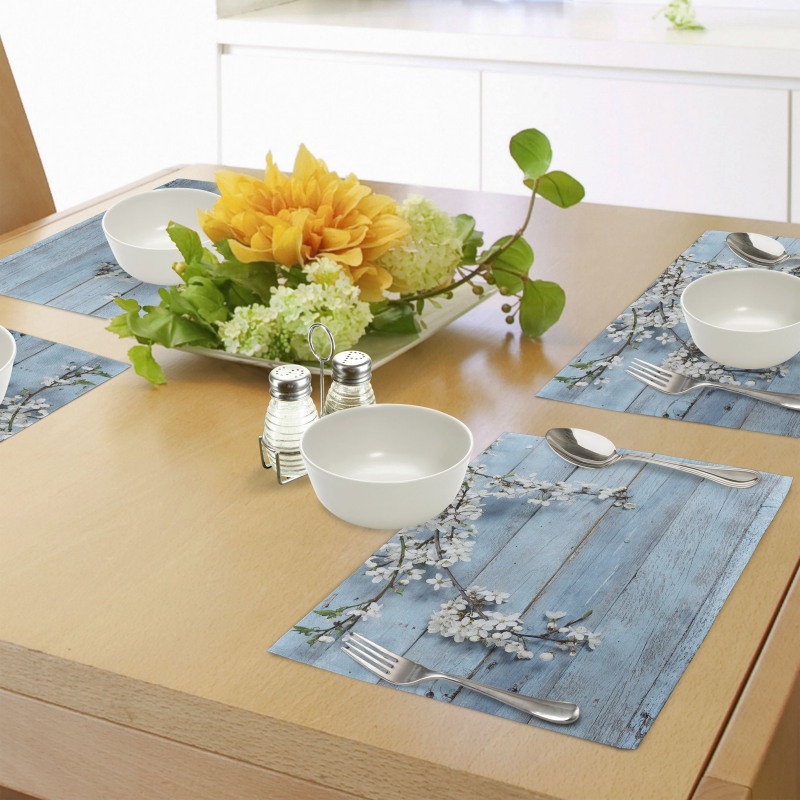 Spring Flowers Branches Place Mats
