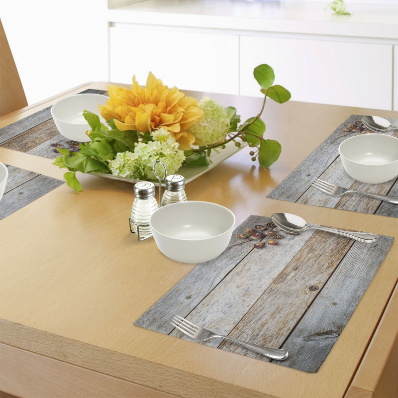 Acorns and Cons Timber Place Mats