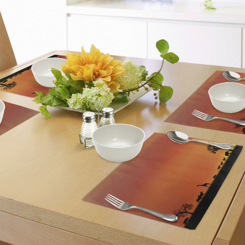 Safari Sunset with Gull Place Mats