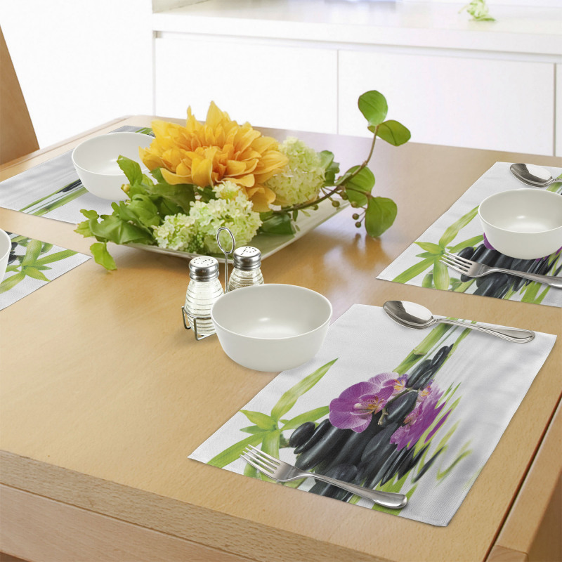 Purple Orchid Bamboos Place Mats