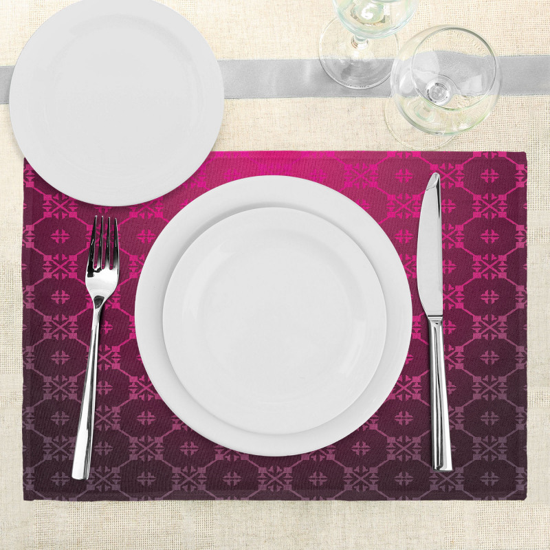 Medieval Style Stripes Place Mats