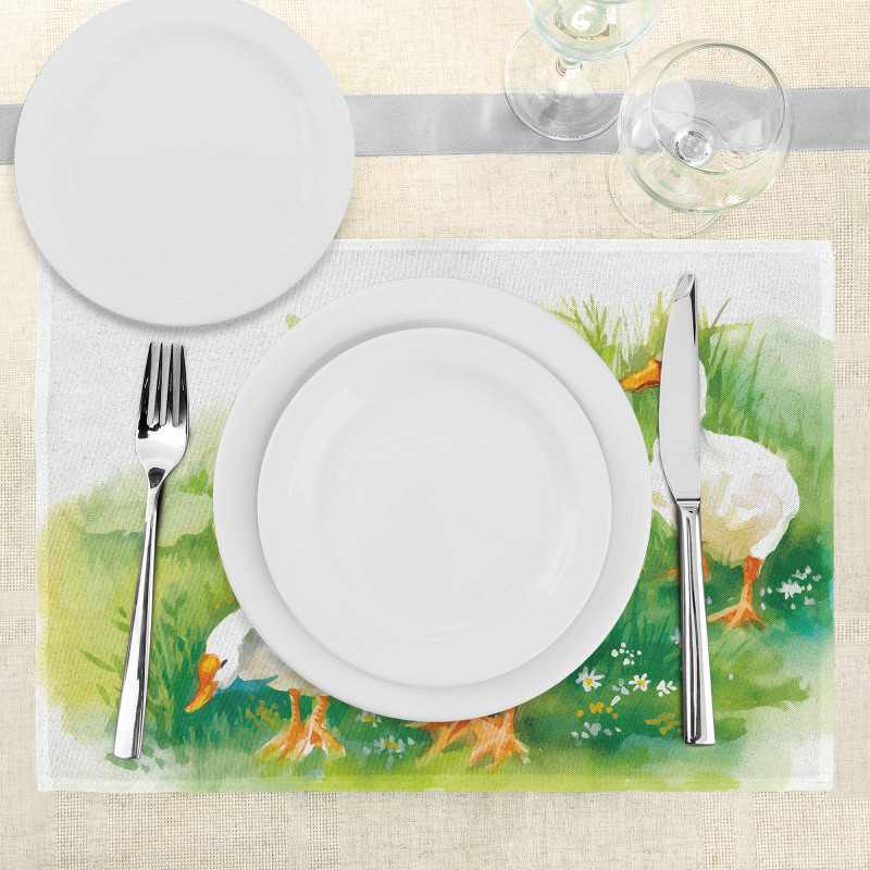 Goose Farm Lake Plants Place Mats