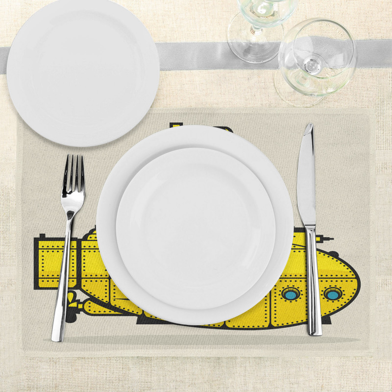 Grunge Style Place Mats