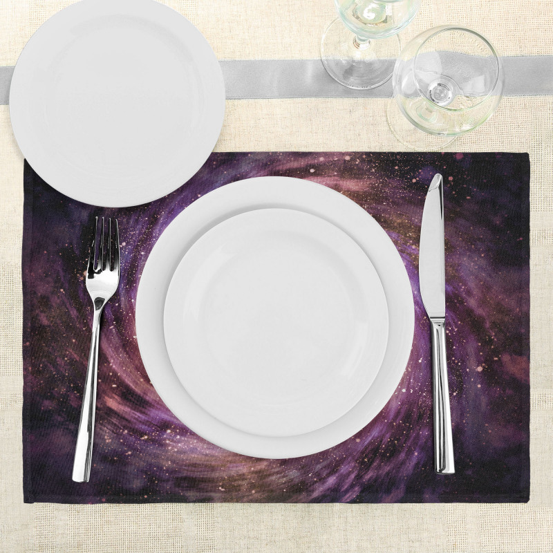 Alluring Space Hole Place Mats