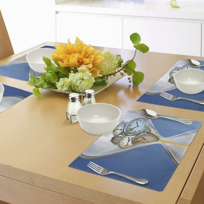 Clock Sand Place Mats