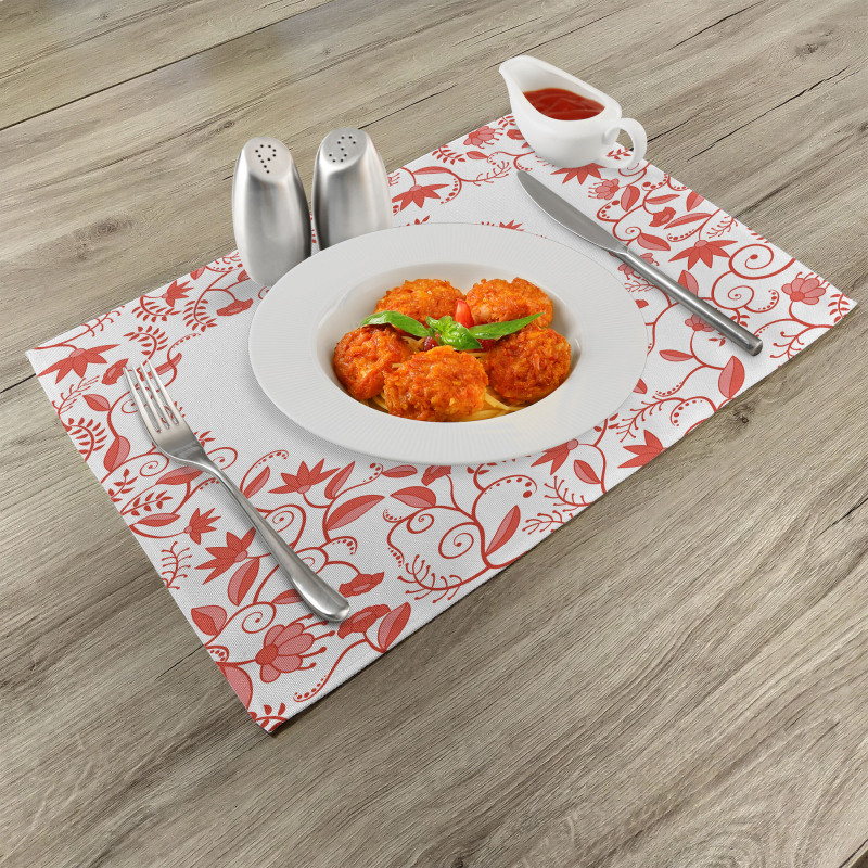 Paisley Design Place Mats