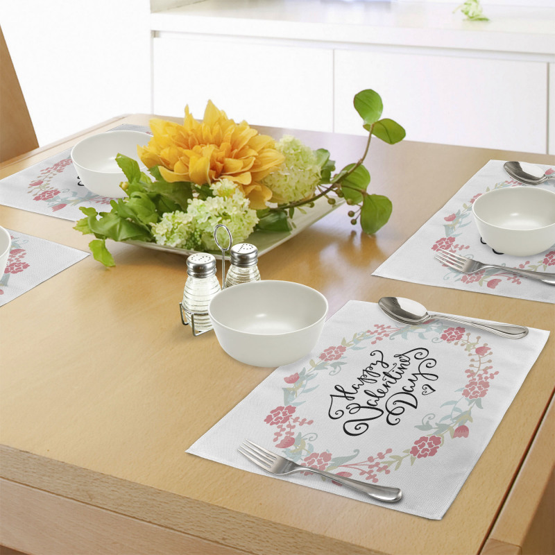 Buds Roses Tulip Place Mats