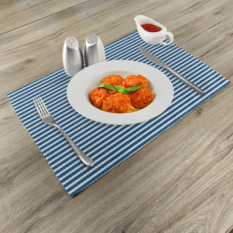 Rope Stripes Pattern Place Mats