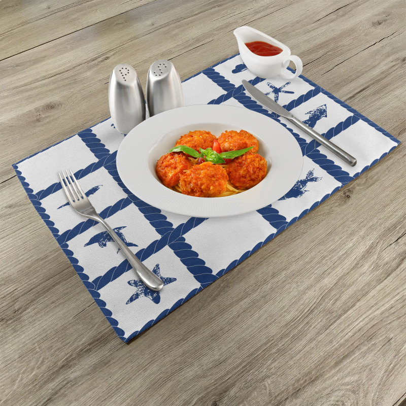 Starfish Anchor Sealife Place Mats