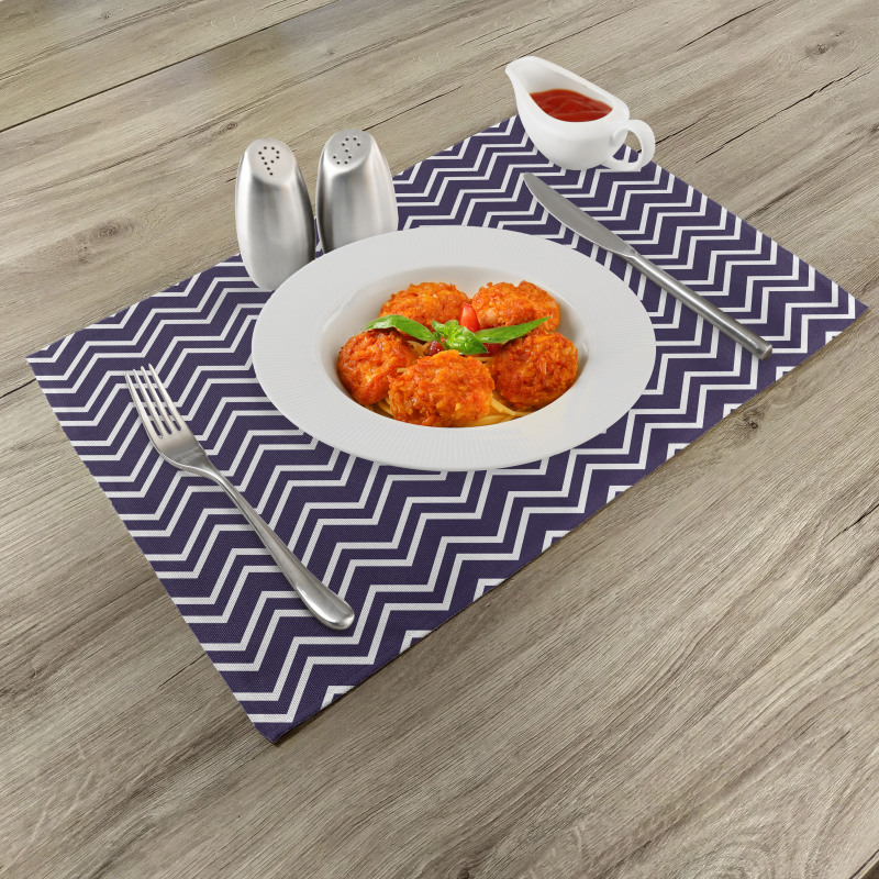 Zig Zag Modern Pattern Place Mats