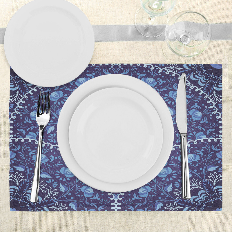 Oriental Circular Design Place Mats