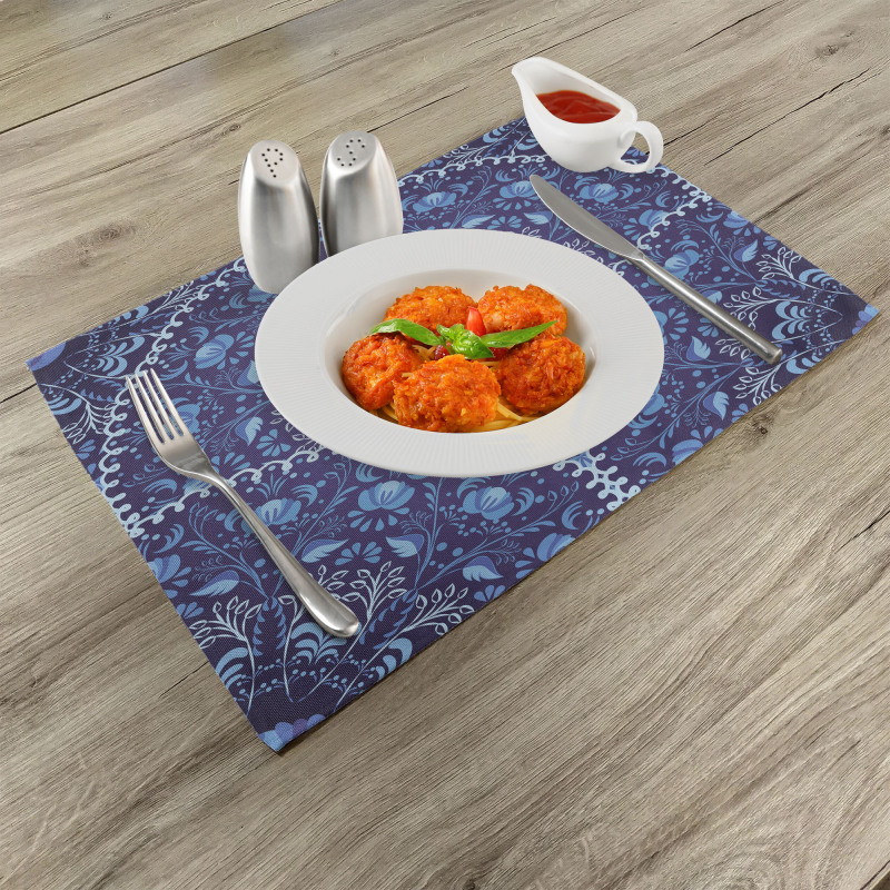 Oriental Circular Design Place Mats