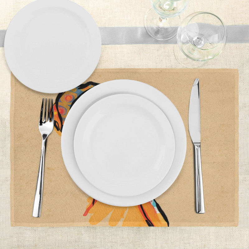 Exotic Feather Place Mats