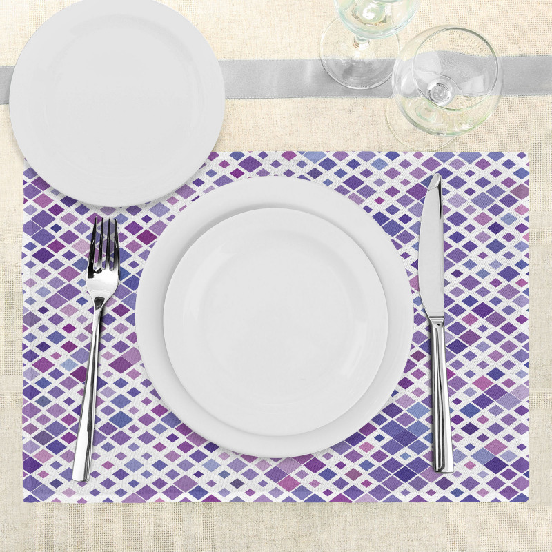 Purple Retro Place Mats