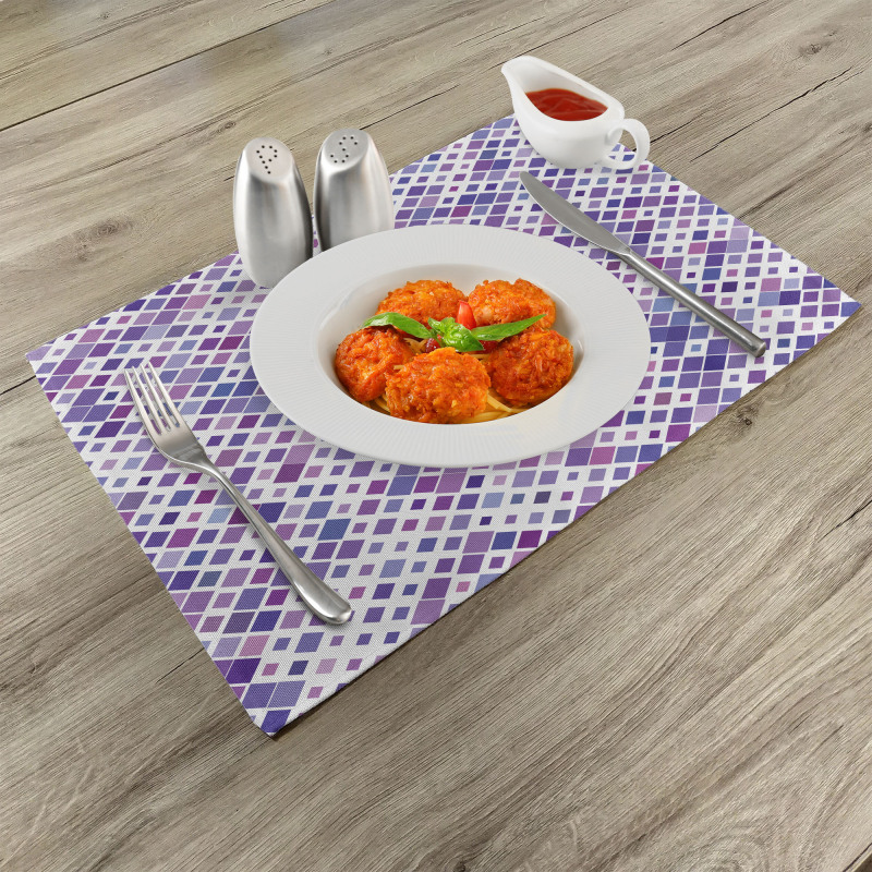 Purple Retro Place Mats