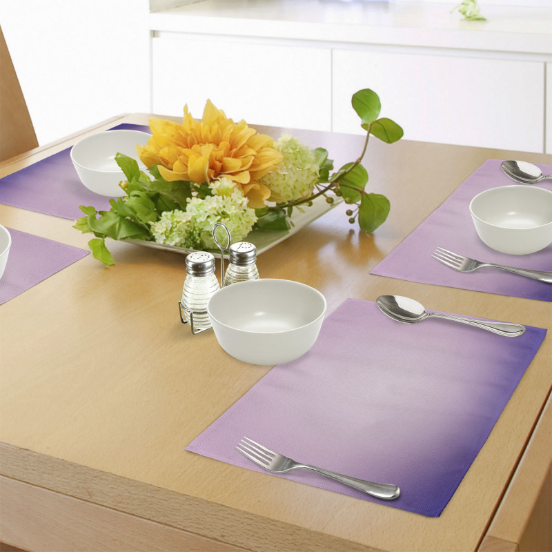 Pink and Purple Ombre Place Mats