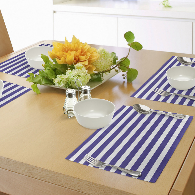 Navy Nautical Marine Place Mats