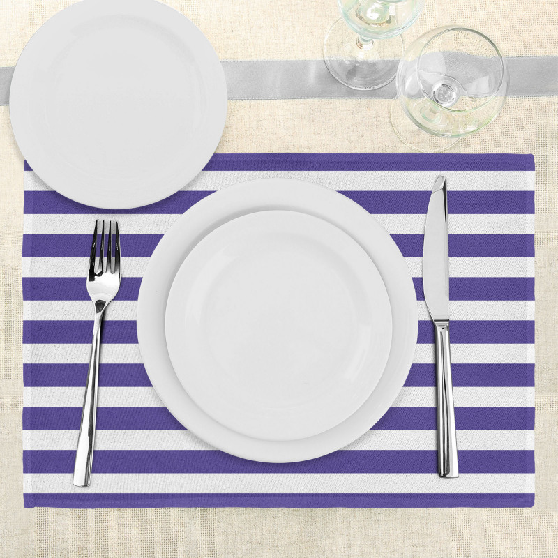 Navy Nautical Marine Place Mats