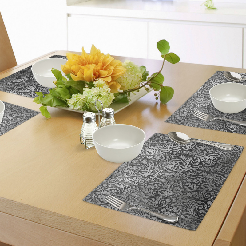 Classic Floral Ornament Place Mats