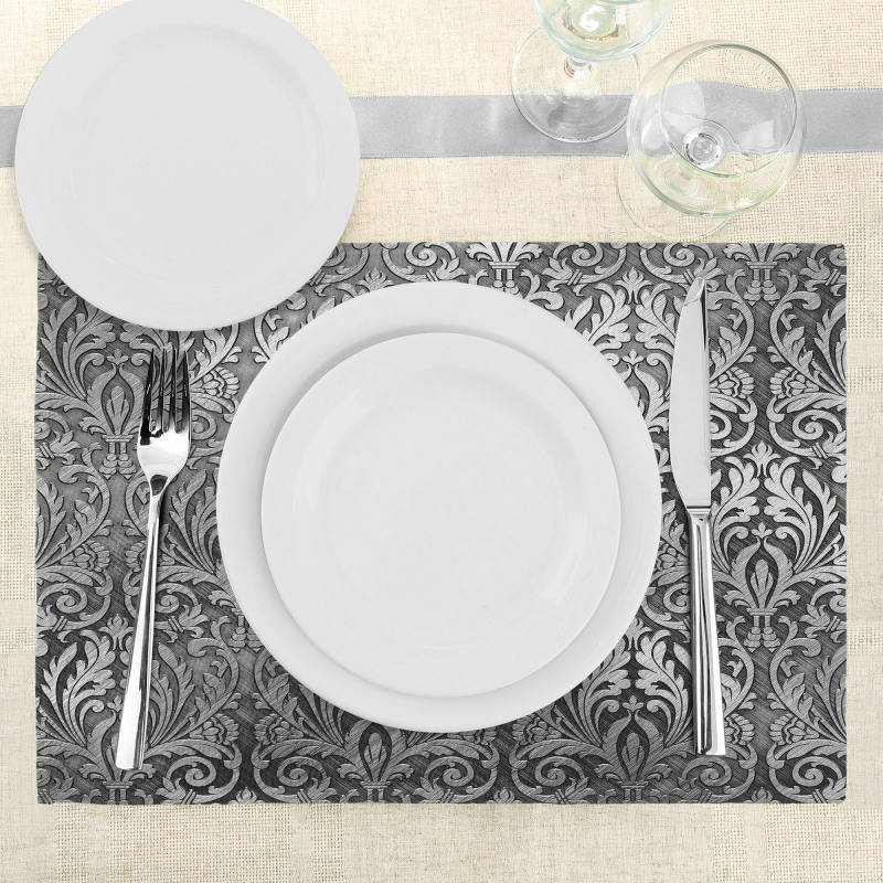 Classic Floral Ornament Place Mats