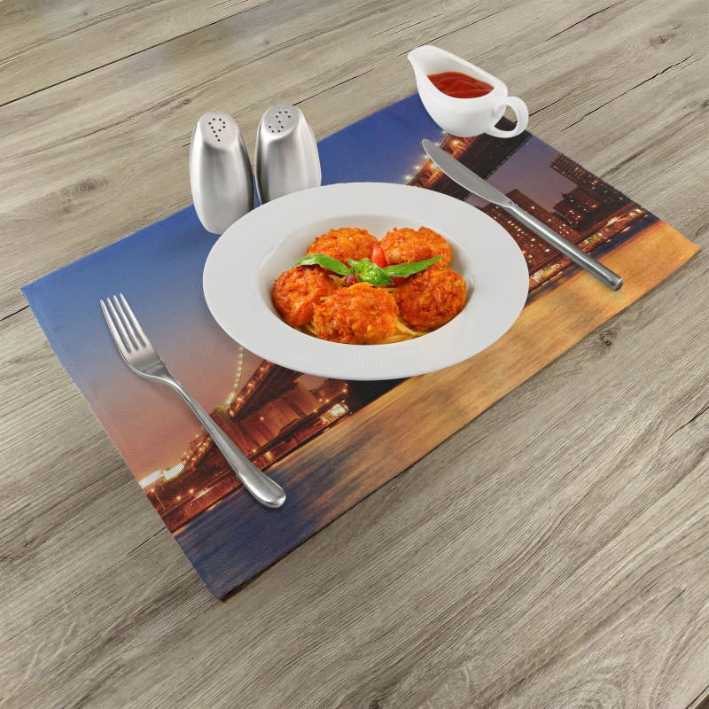 Brooklyn Town River Place Mats