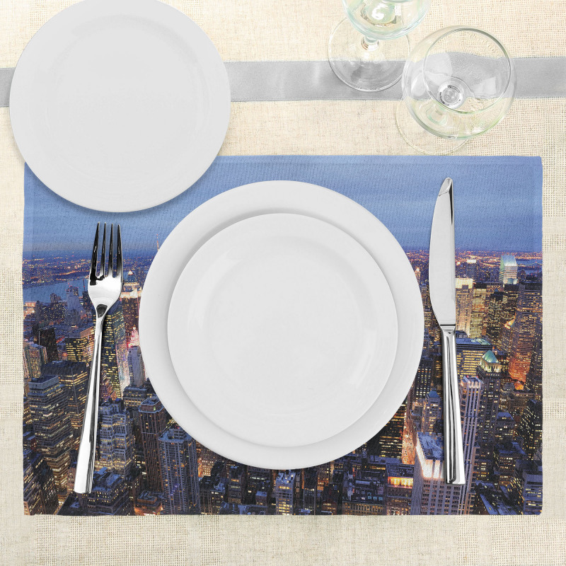 Aerial View of NYC Place Mats