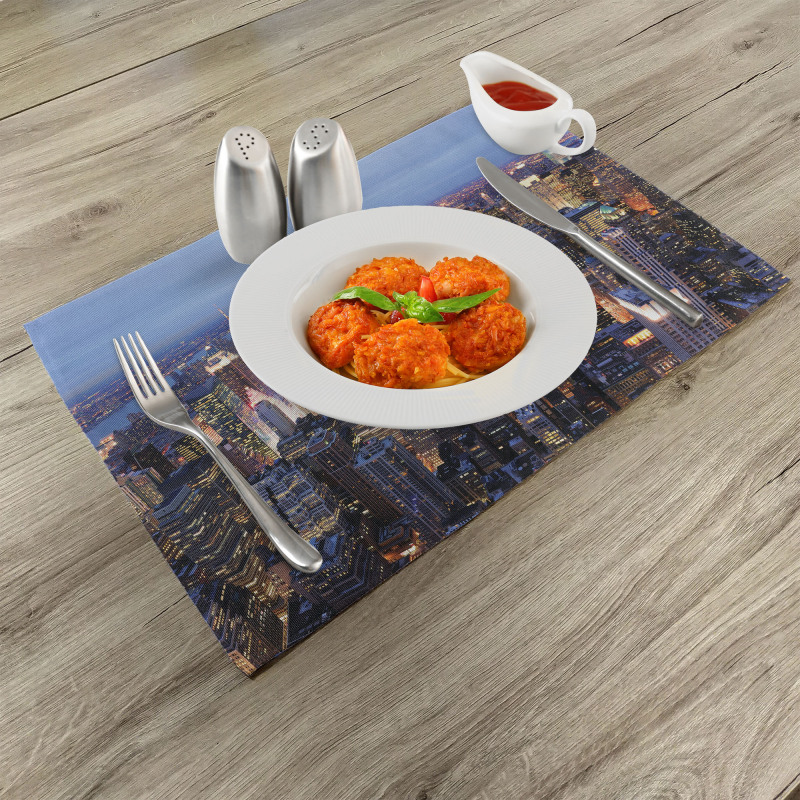 Aerial View of NYC Place Mats