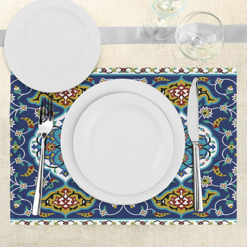 Oriental Tile Effects Place Mats