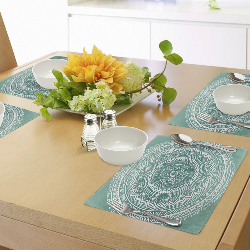 Mandala Boho Stripes Place Mats