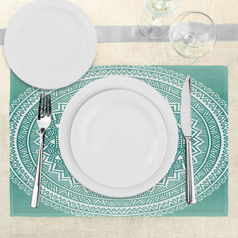 Mandala Boho Stripes Place Mats