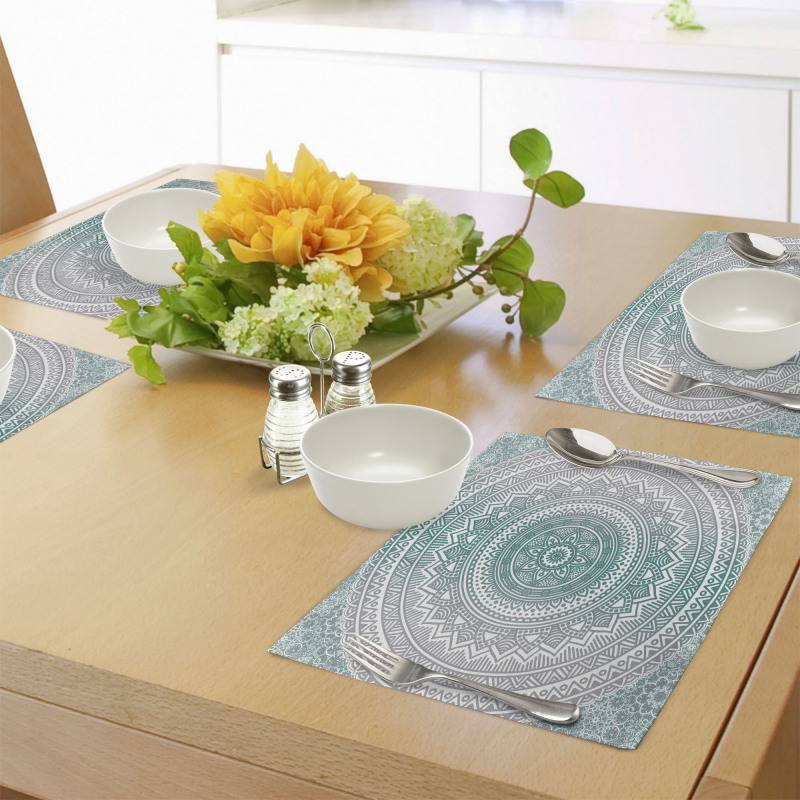 Boho Meditation Art Work Place Mats