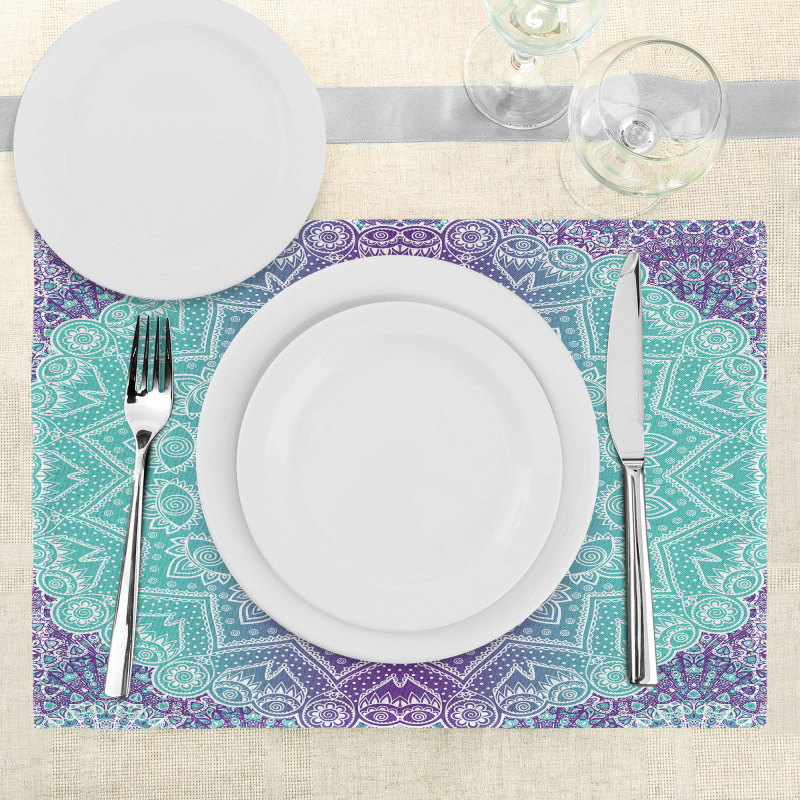 Ornate Hippie Place Mats