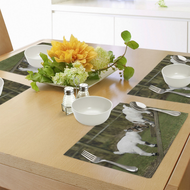 Farm Life with Goats Place Mats