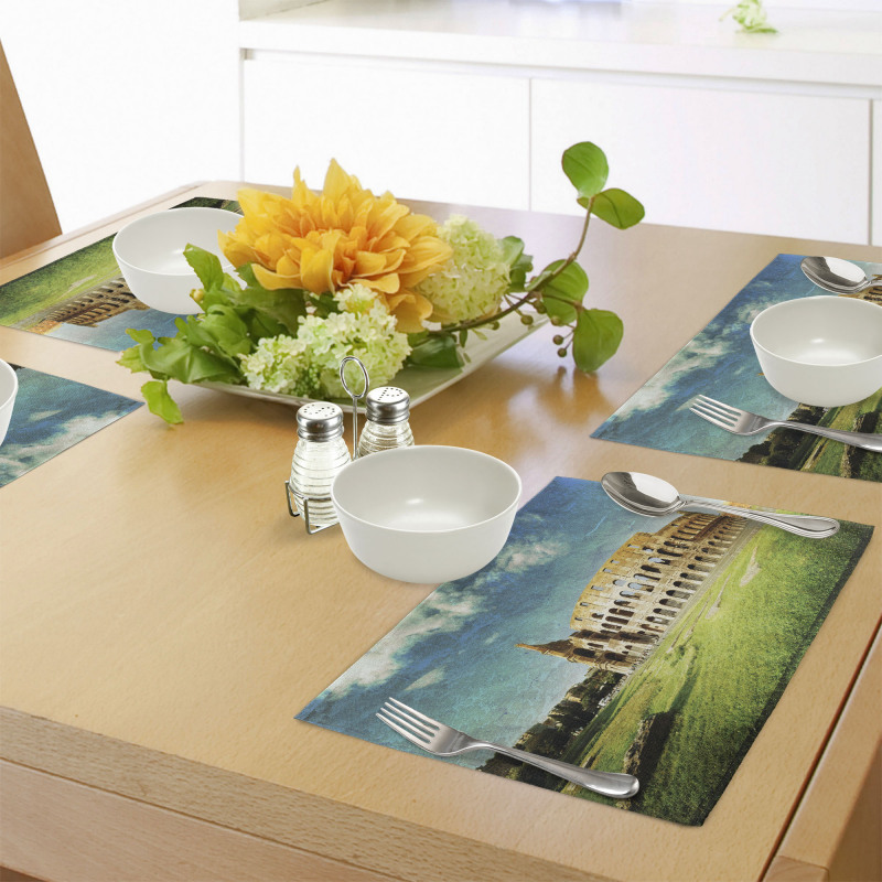 Italian Sunset Rome Place Mats