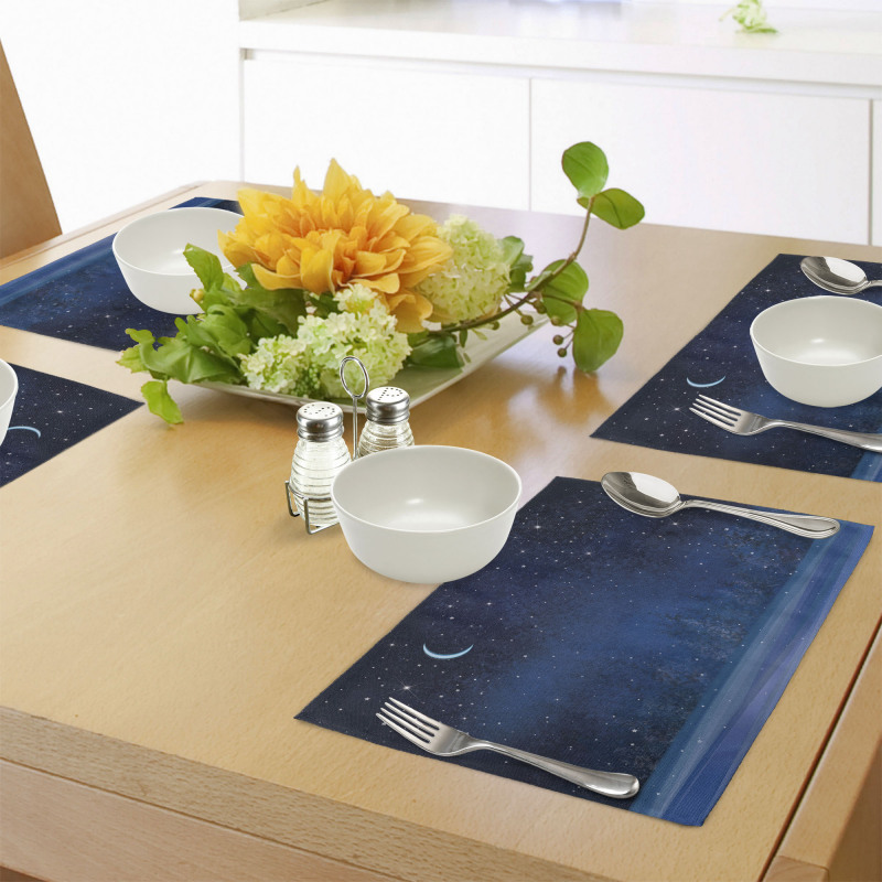 Winter Season Nighttime Place Mats